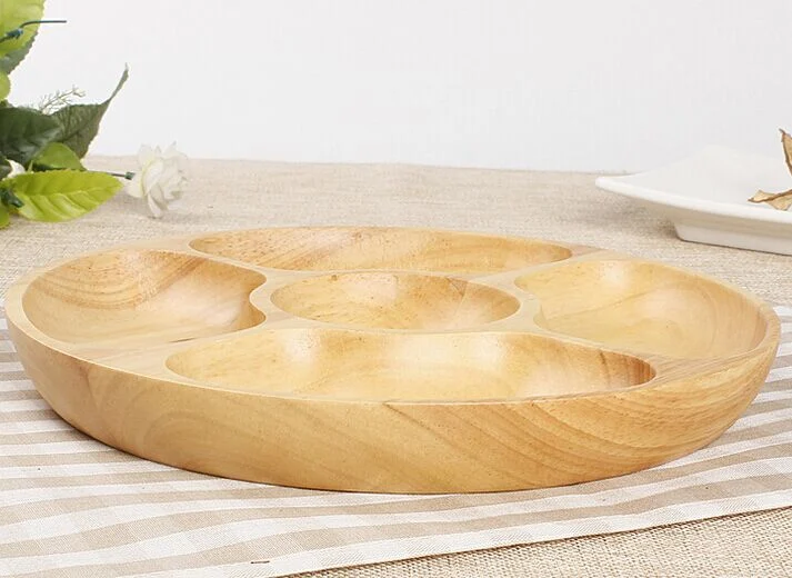 Customized Compote Wooden Dry Fruit Tray